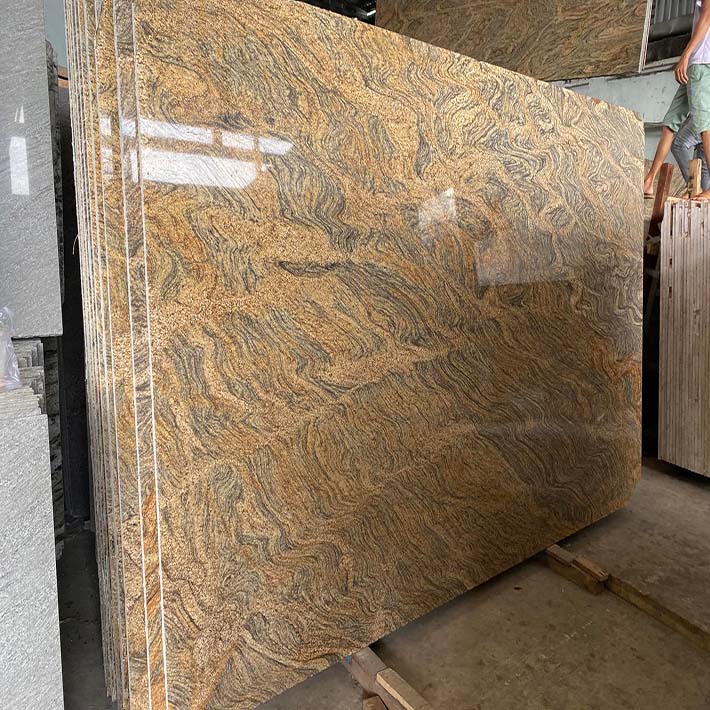 đá hoa cương marble vân gỗ vàng 